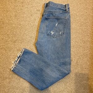 Agolde ‘90s Ripped Loose Fit Jeans, size 30, “Fall Out” color